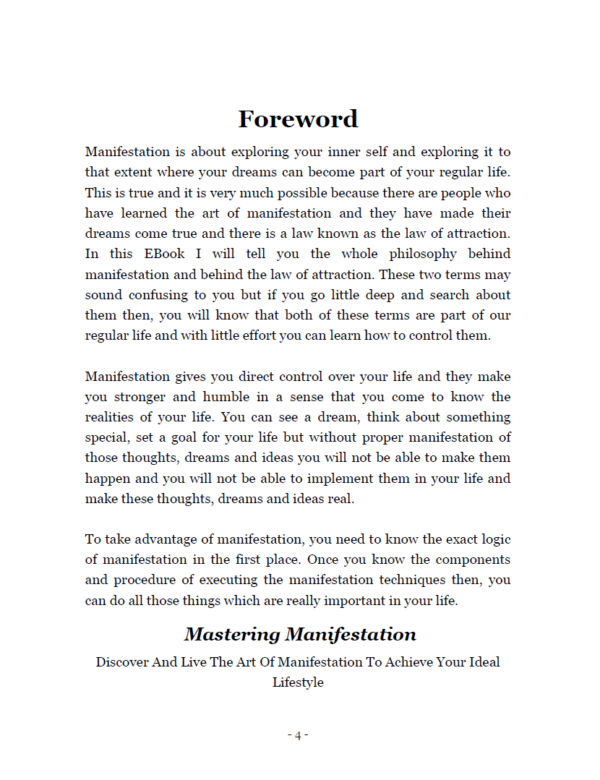 Mastering Manifestation - Image 3