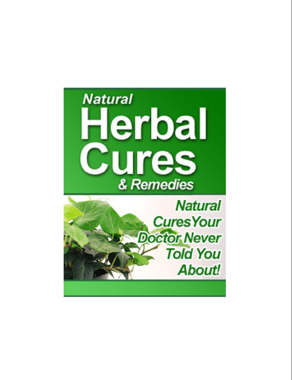 Natural Herbal Cures