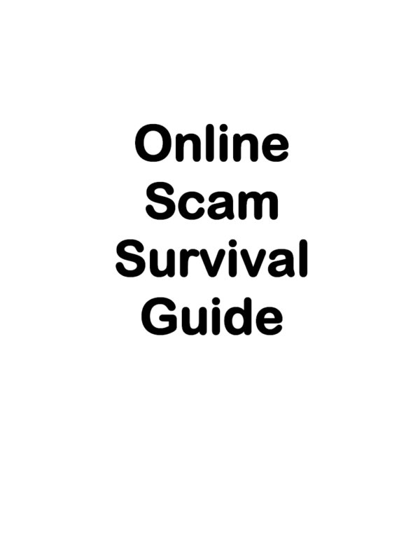 Online Scam Survival Guide