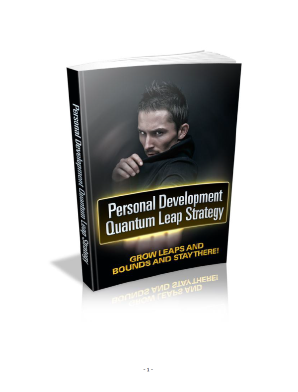 Personal Development Quantum Leap Strategy