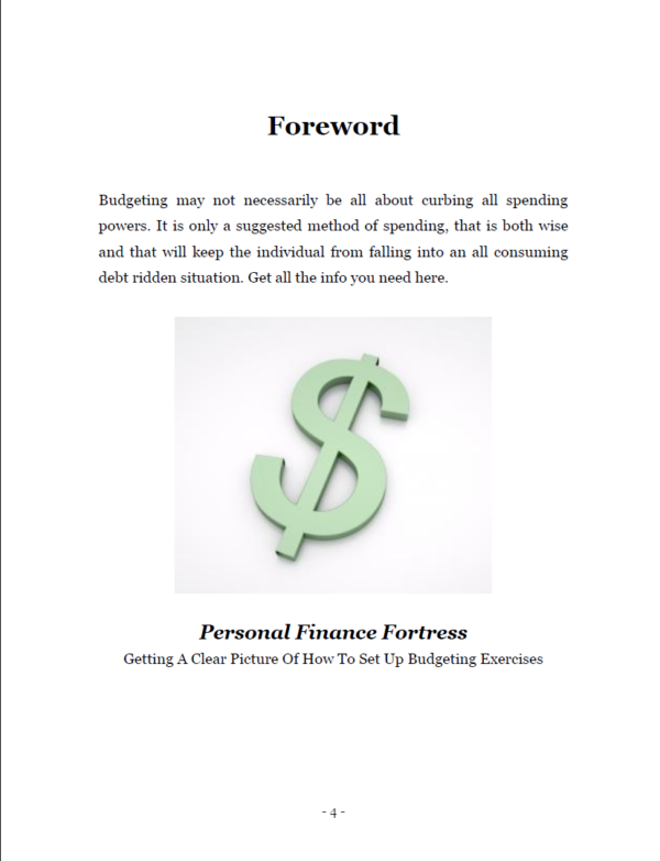 Personal Finance Fortress - Image 3