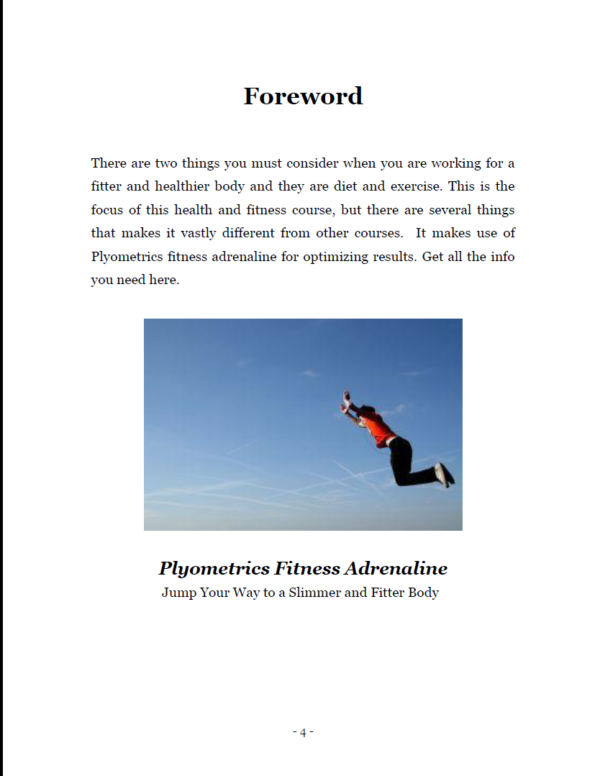 Plyometrics Fitness Adrenaline - Image 3